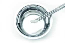 Image of Sticky bone material which is a mix of REGEDENT products hyadent BG and Smartgraft