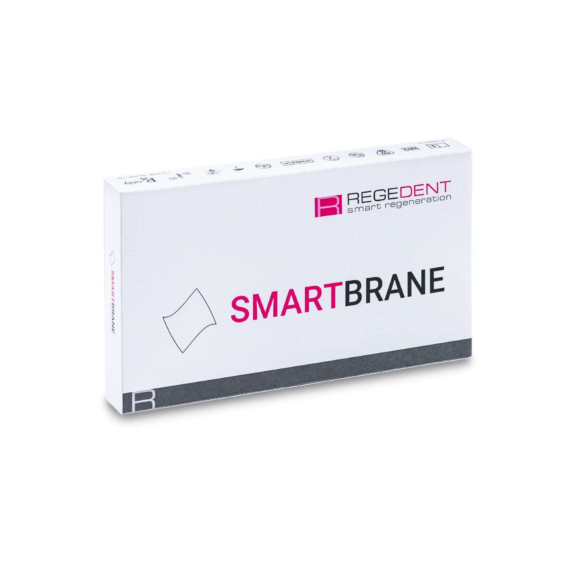 Box of resorbable porcine pericardium membrane, Smartbrane