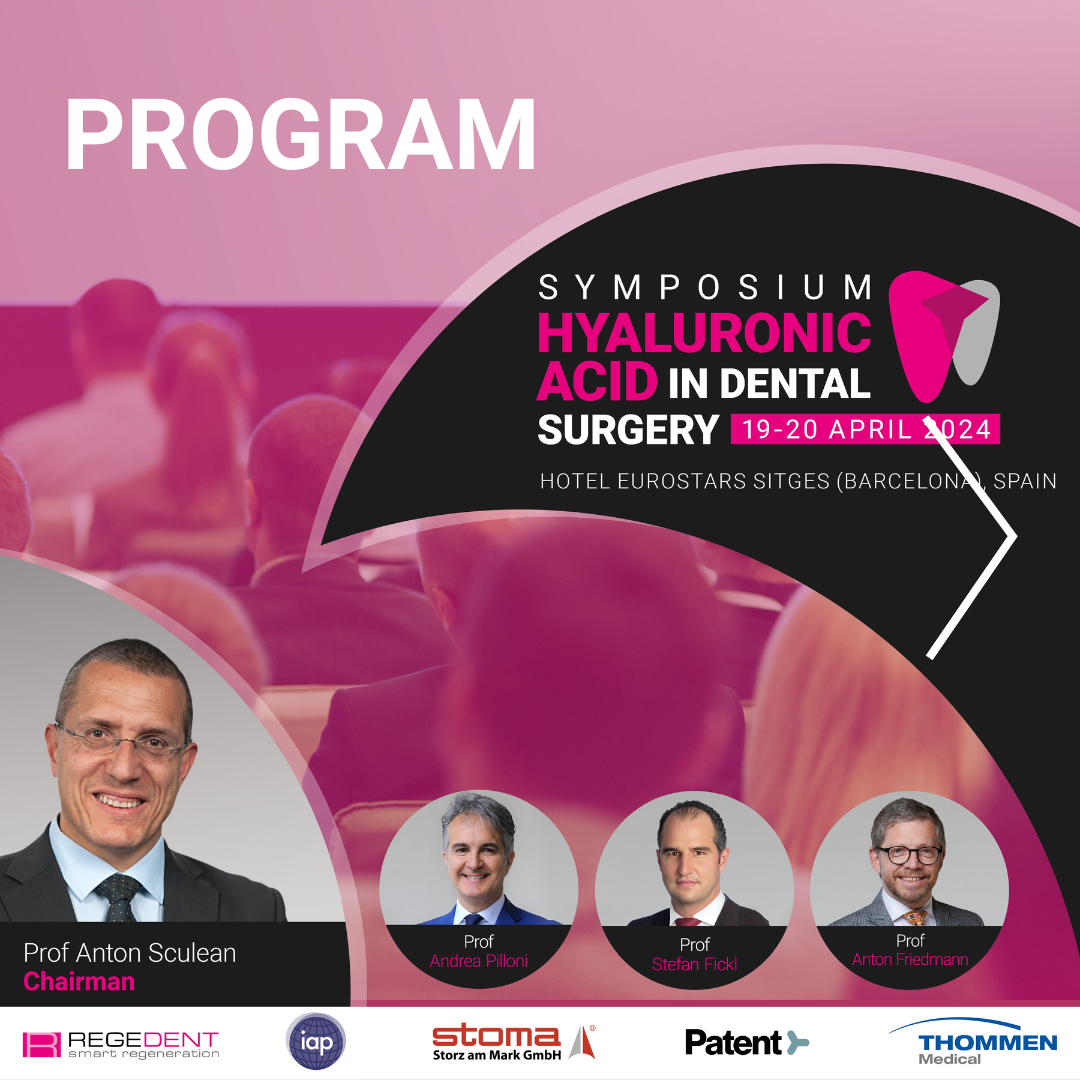 Program Symposium hyaluronic acid dental surgery